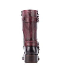 Vintage Foundry Co. Women's Augusta Mid Calf Boots Burgundy