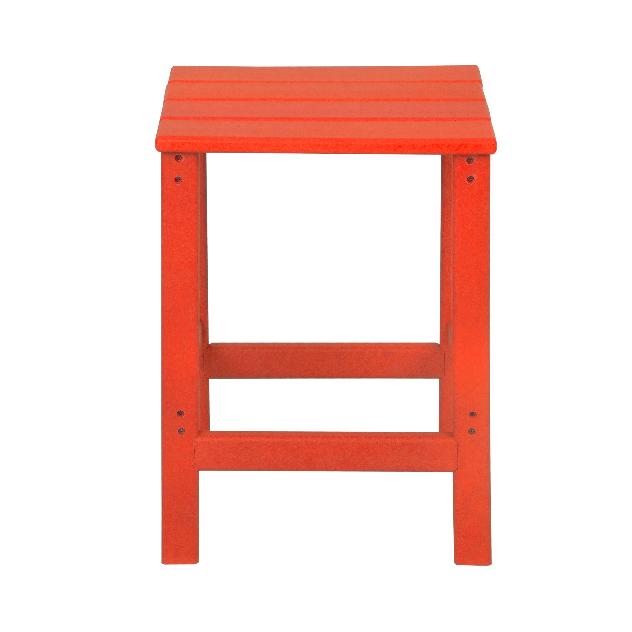  Westin Furniture Outdoor Patio Adirondack Side Table - Orange - Bonton