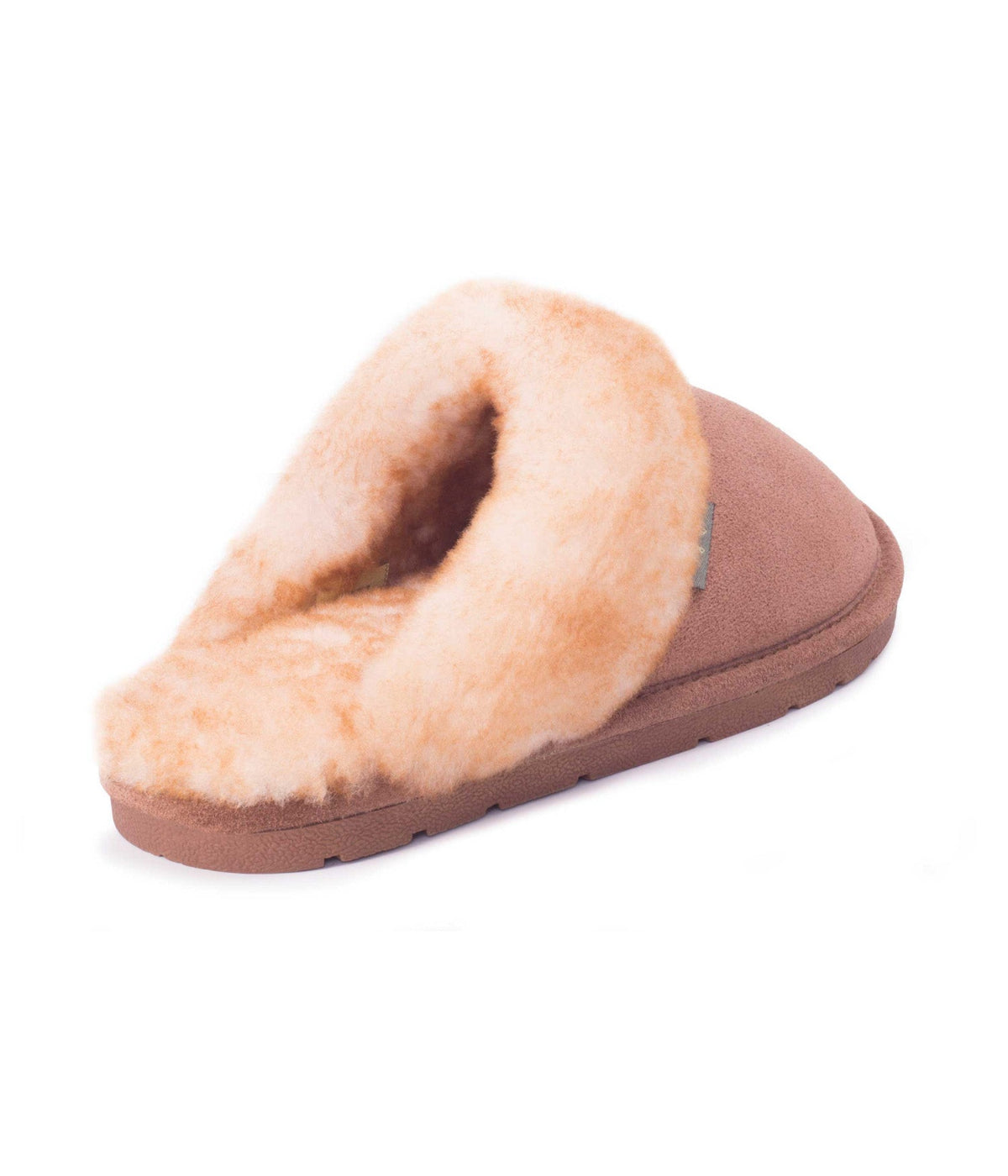  Cloud Nine Cloud Nine Sheepskin Ladies Scuff Slip-On Slippers - Chestnut - Bonton