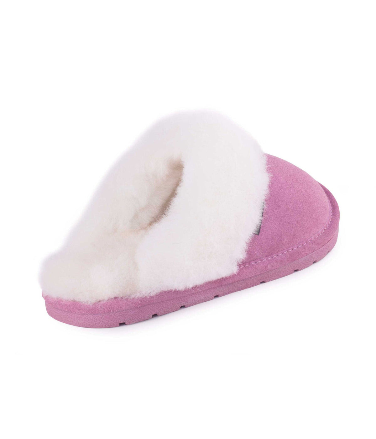  Cloud Nine Cloud Nine Sheepskin Ladies Scuff Slip-On Slippers - Pink - Bonton