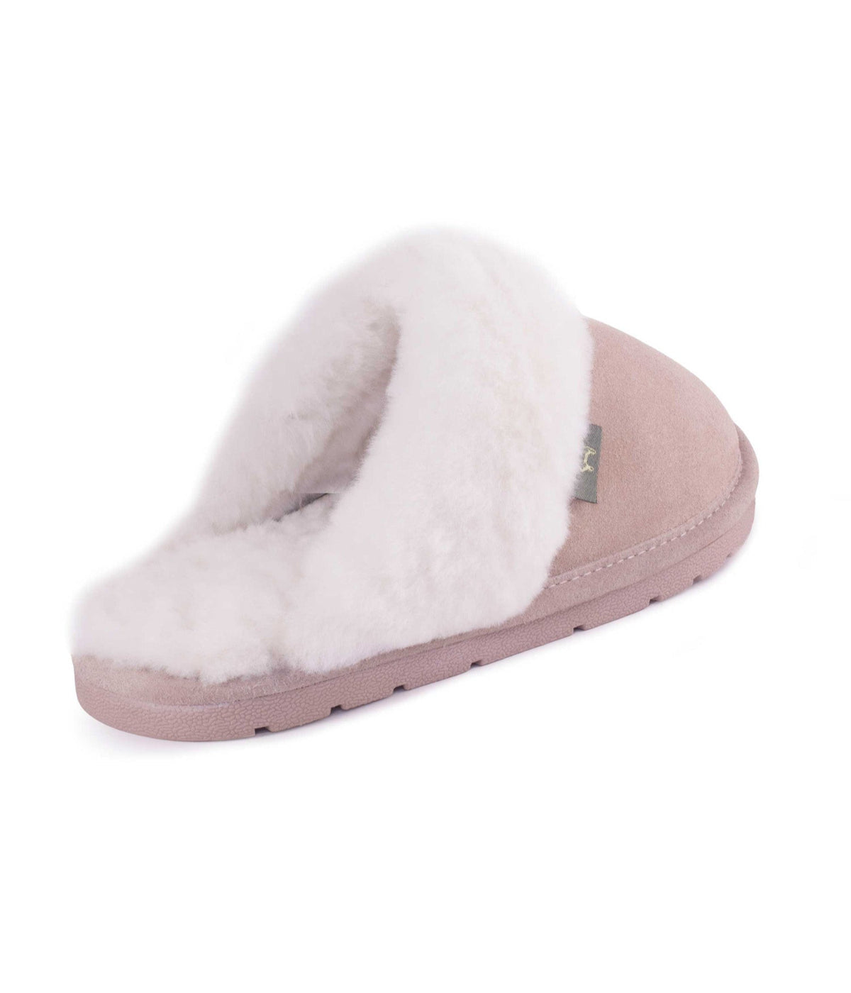  Cloud Nine Cloud Nine Sheepskin Ladies Scuff Slip-On Slippers - Sand - Bonton