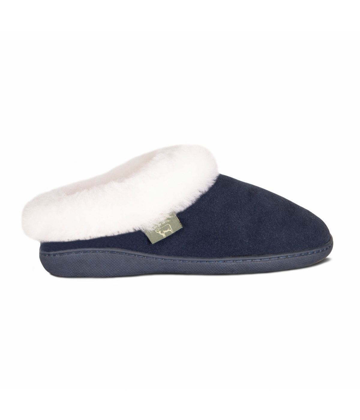  Cloud Nine Cloud Nine Sheepskin Ladies Sunrise Clog Slippers - Navy - Bonton