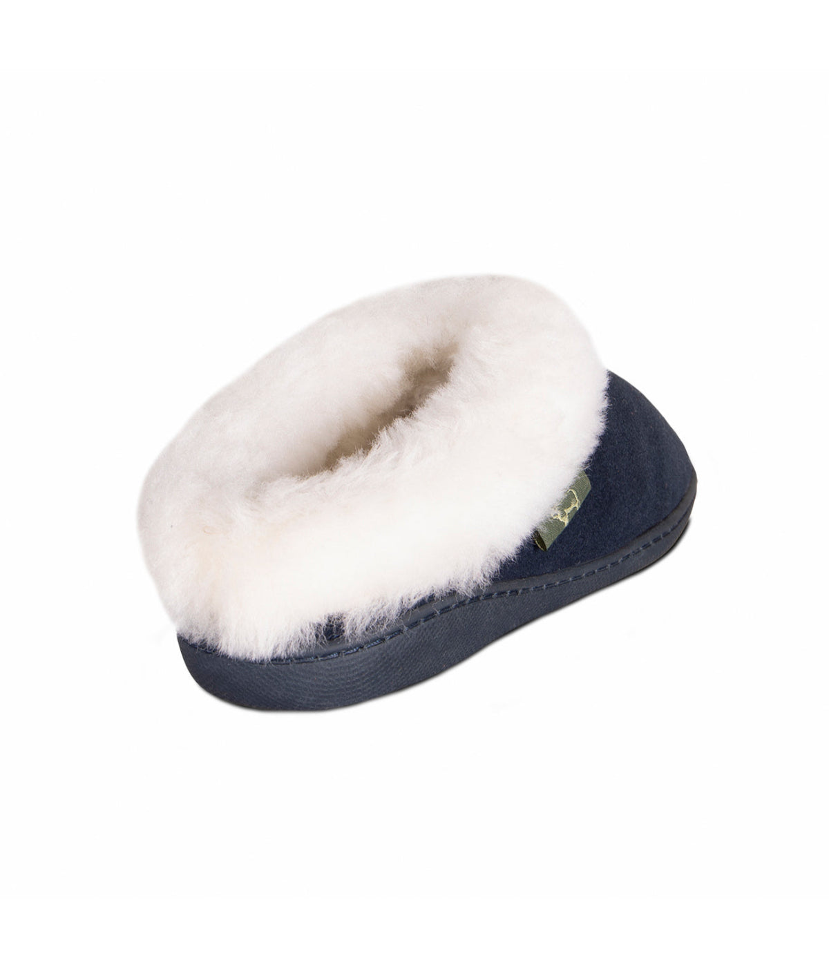  Cloud Nine Cloud Nine Sheepskin Ladies Sunrise Clog Slippers - Navy - Bonton