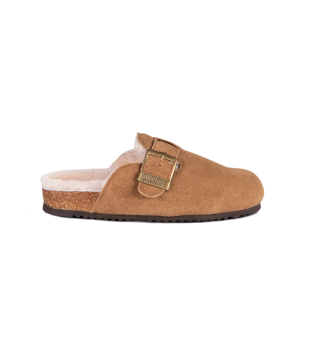  Cloud Nine Cloud Nine Sheepskin Ladies Shirley Scuff Indoor/Outdoor Clog - Chestnut - Bonton