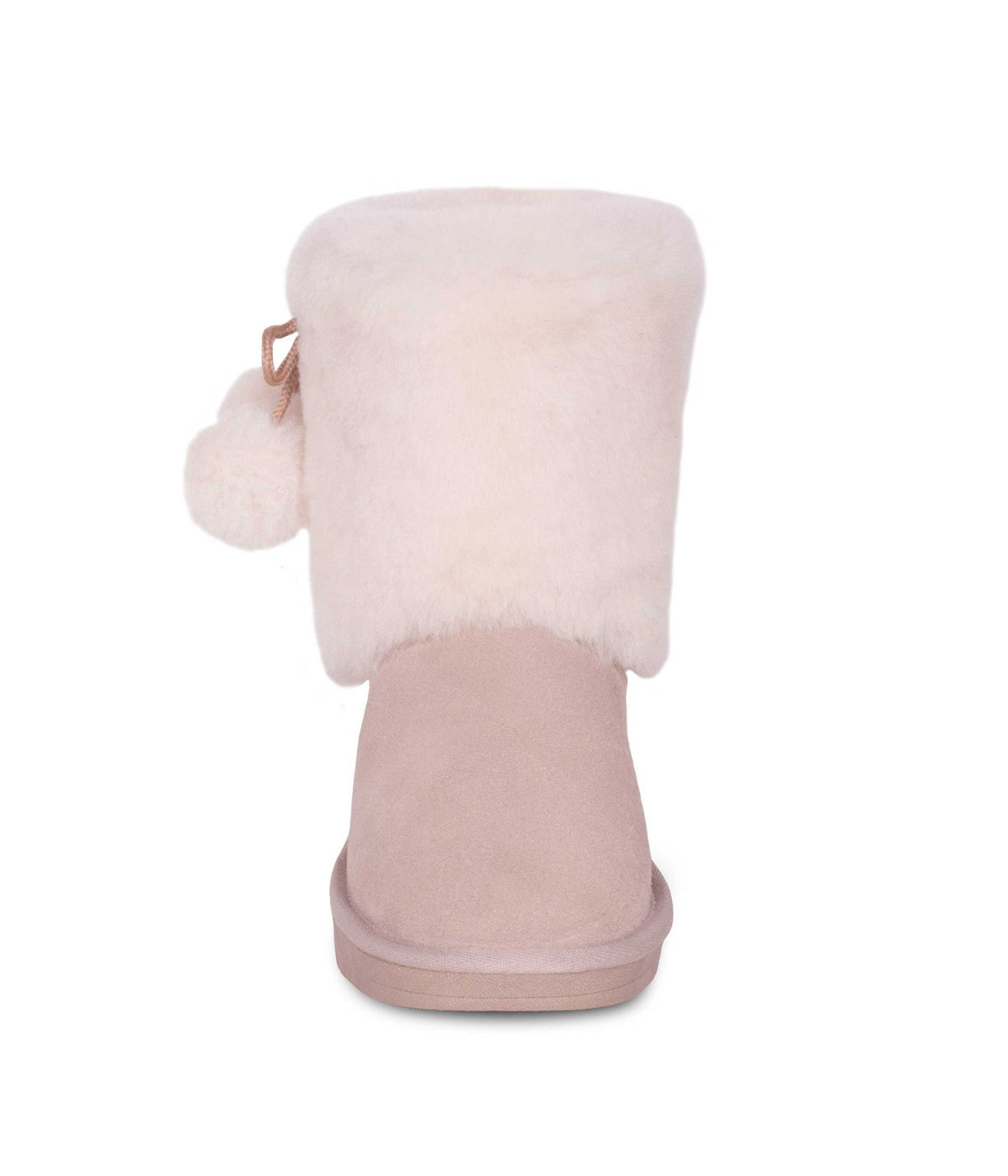  Cloud Nine Cloud Nine Sheepskin Ladies Pom Pom 9 inch Comfort Winter Boots - Sand - Bonton