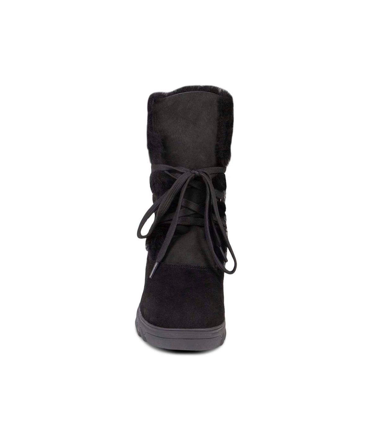  Cloud Nine Cloud Nine Sheepskin Ladies Rosalita Cozy Warm Boots - Black - Bonton