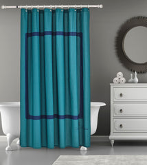 Contrast Frame Shower Curtain