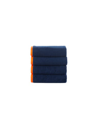 Contrast Frame 4 Piece Wash Towel Set