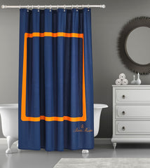 Contrast Frame Shower Curtain