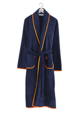 Contrast Frame Bathrobe