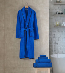 Contrast Frame Bathrobe