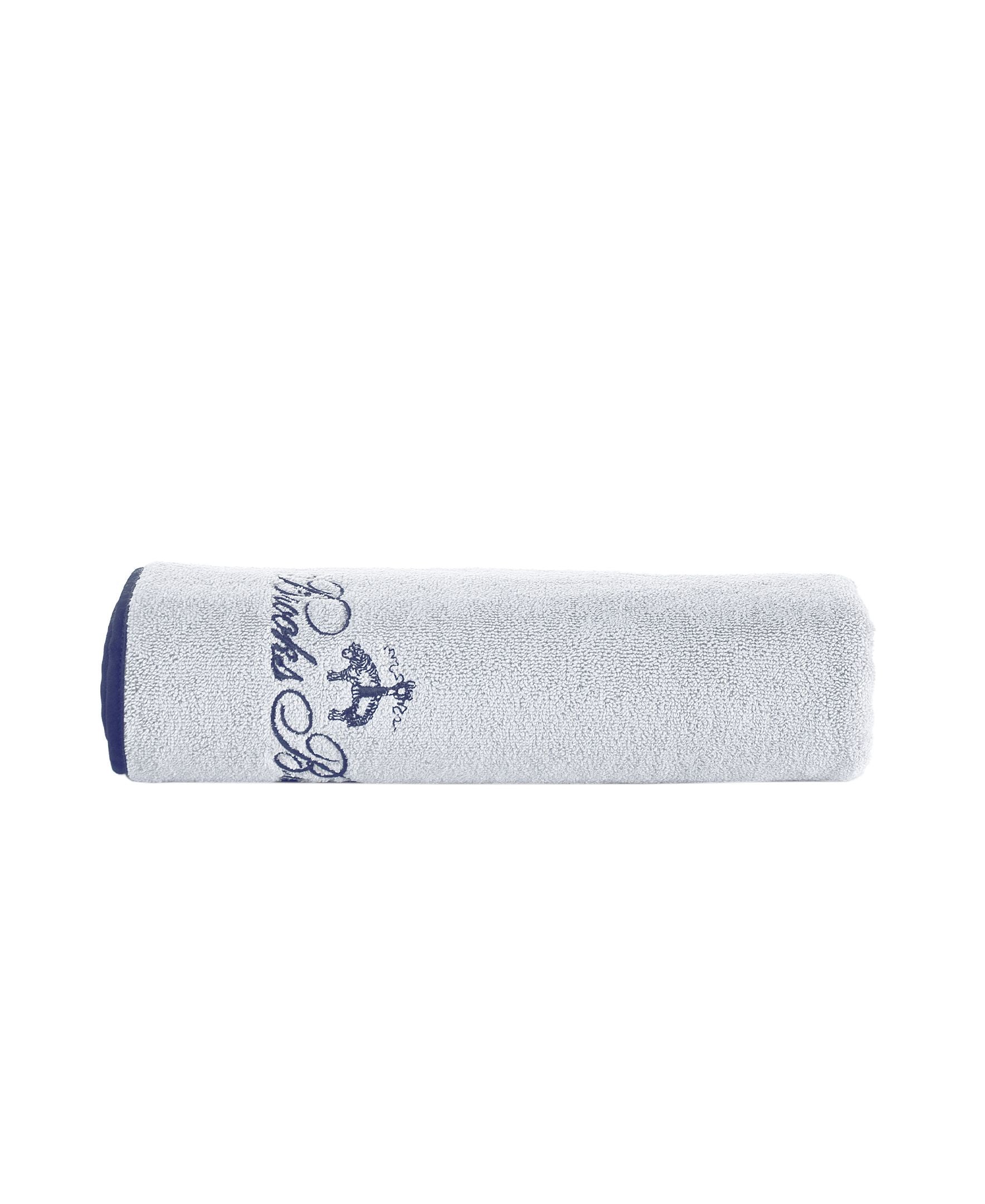  Brooks Brothers Contrast Frame Bath Towel - Royal Blue - Bonton