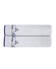 Contrast Frame Bath Sheet 2 Piece Set