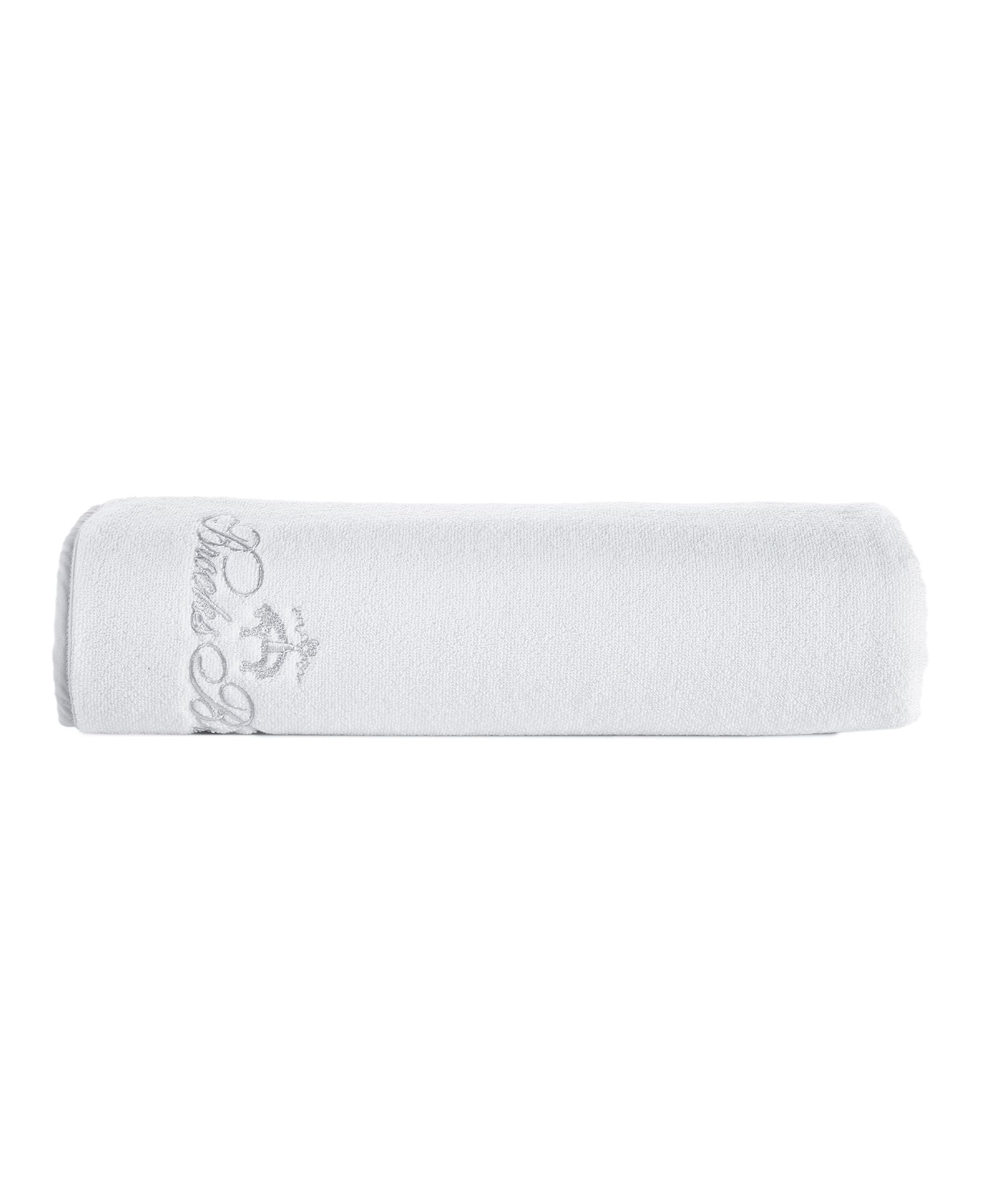  Brooks Brothers Contrast Frame Bath Sheet - White - Bonton