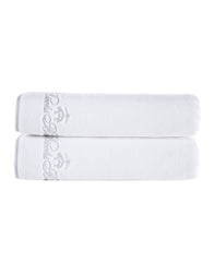 Contrast Frame Bath Sheet 2 Piece Set