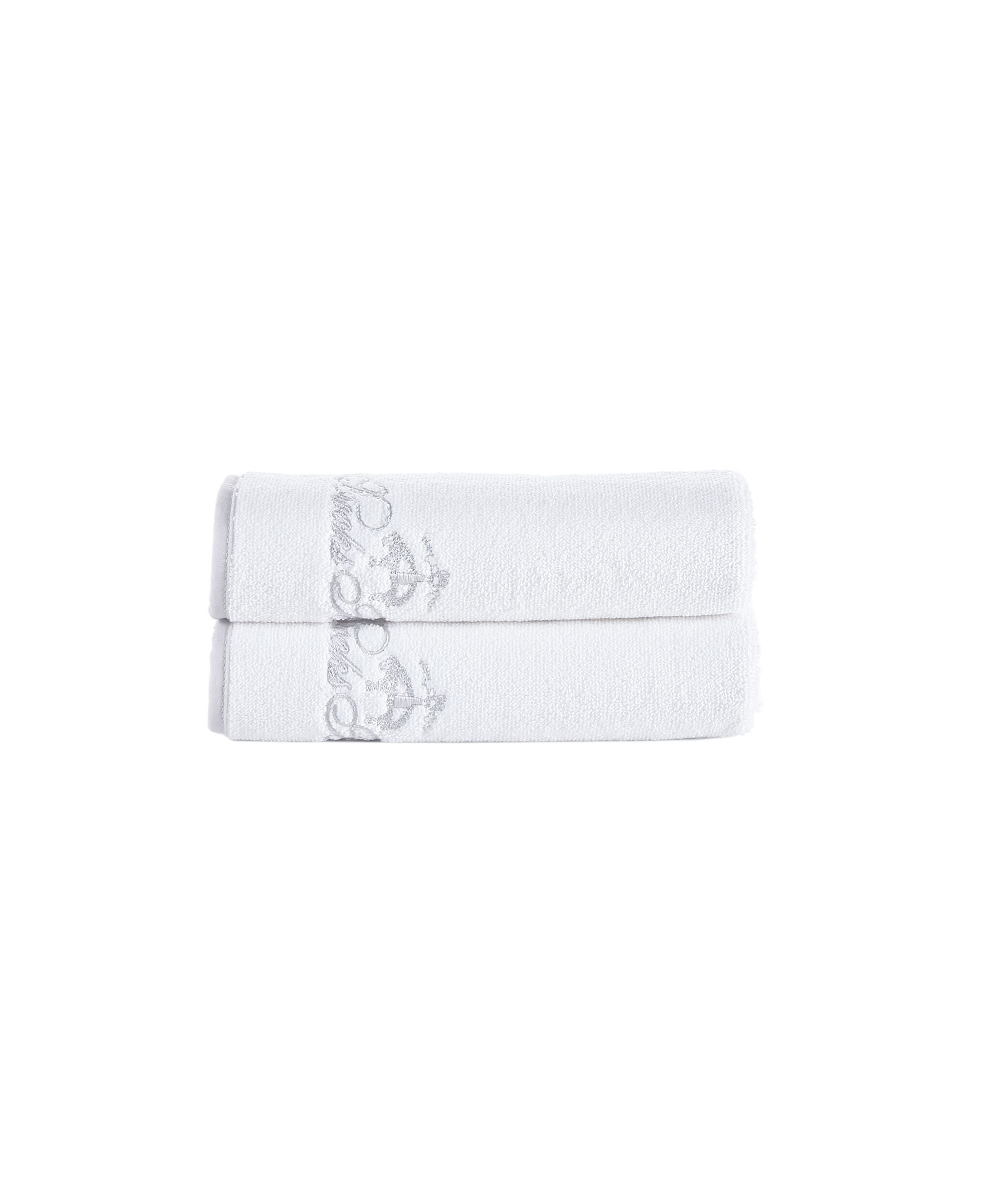  Brooks Brothers Contrast Frame Hand Towel 2 Piece Set - Royal Blue - Bonton