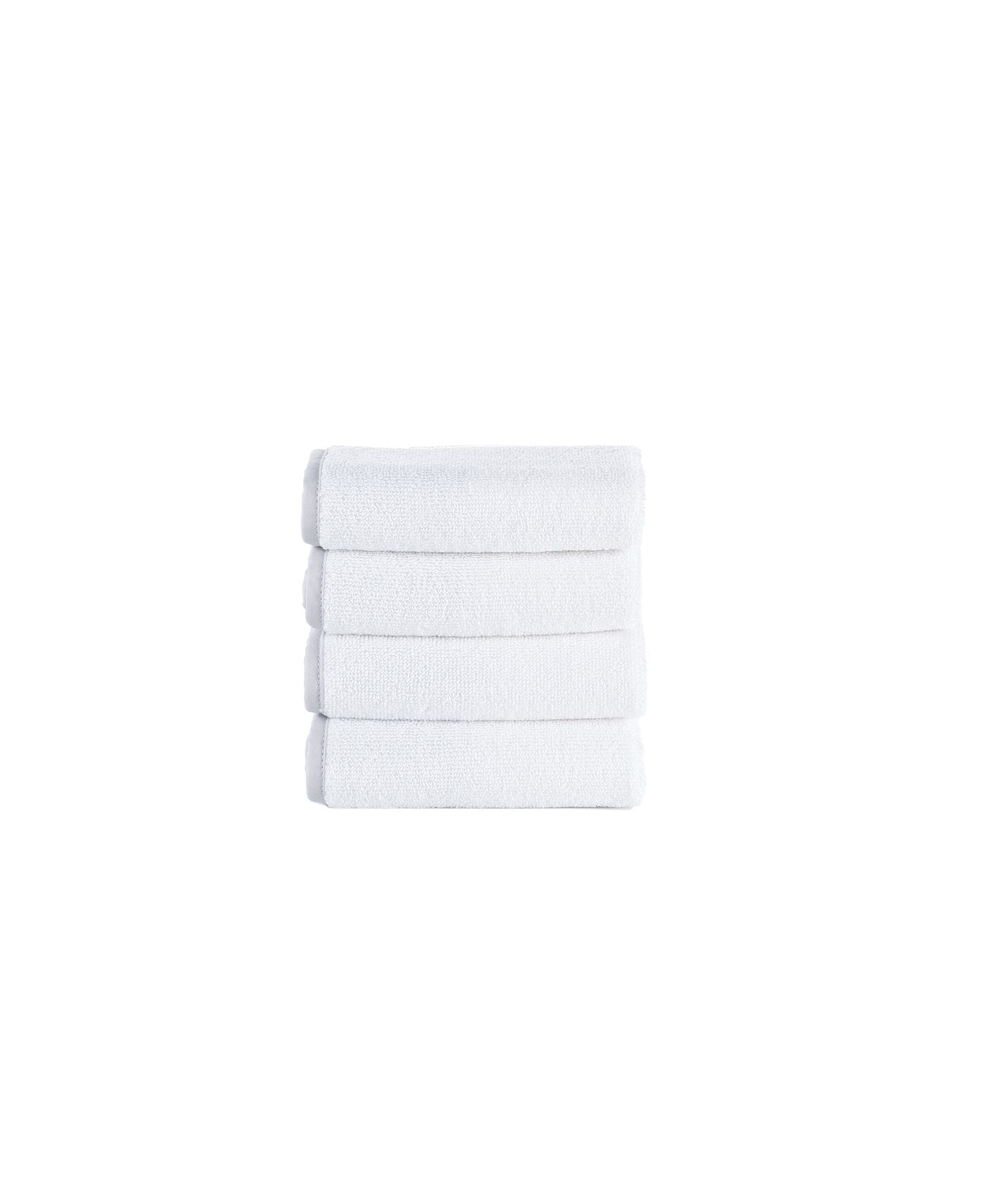  Brooks Brothers Contrast Frame 4 Piece Wash Towel Set - Deep Jungle - Bonton