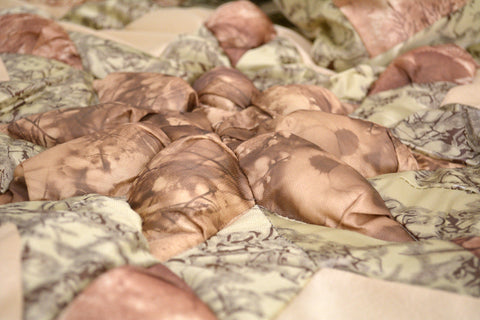 DaDa Bedding Country Rustic Camo Earthy Floral Sandy Beige Green Comforter Set (BM6118L-1) - DaDa Bedding Collection