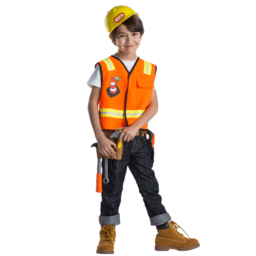  Dress Up America Construction Worker Role-Play Sets - Kids by Dress Up America - Default Title - Bonton