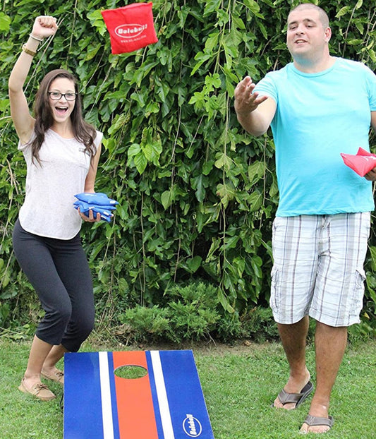 Premium Portable Cornhole Game Set - All-Inclusive With Bean Bags, Easy Setup