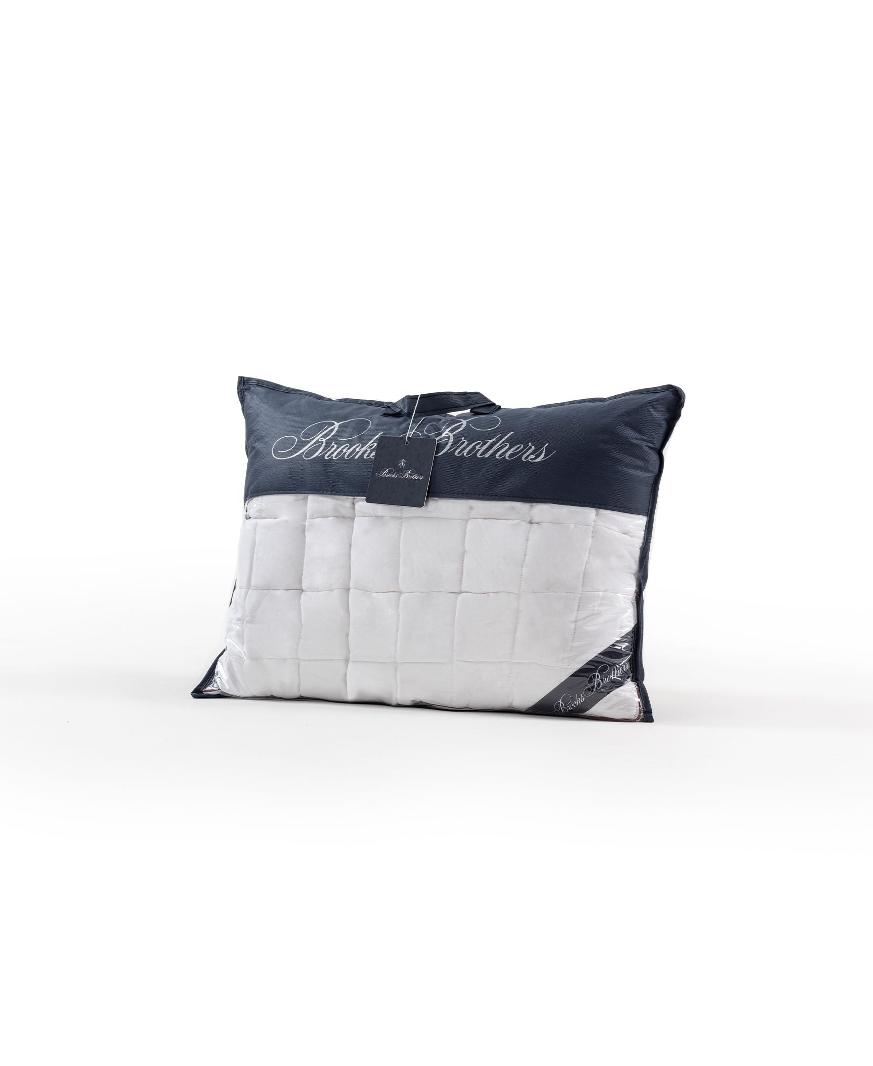  Brooks Brothers Cotton Pillow - White - Bonton