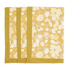 Forest Harvest Grey & Mustard Tea Towels Set of 3