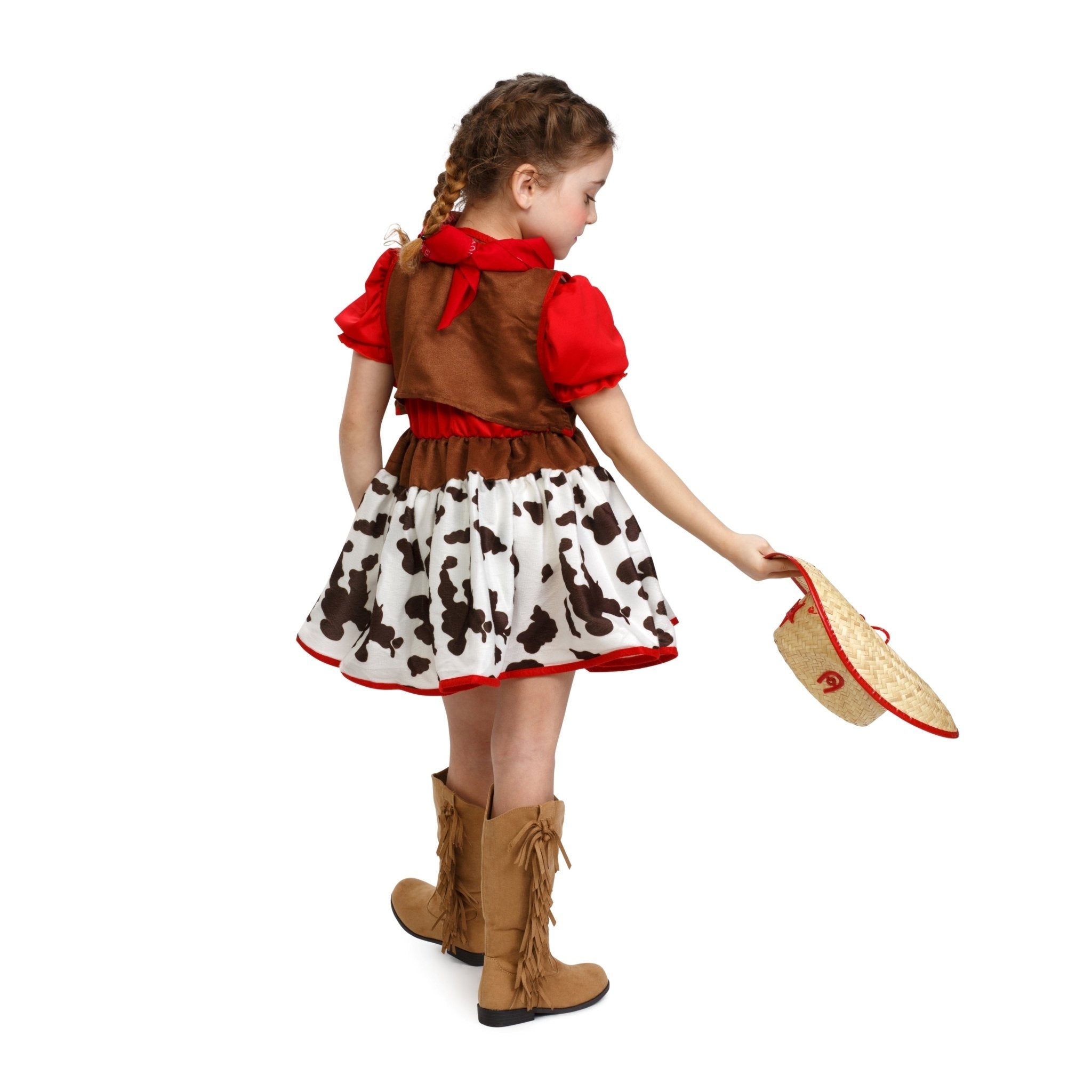  Dress Up America Cowgirl Costume - Kids by Dress Up America - Large (12-14) - Bonton