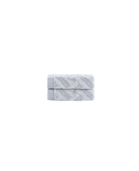 Criss Cross Stripe 2 Piece Wash Towel Set