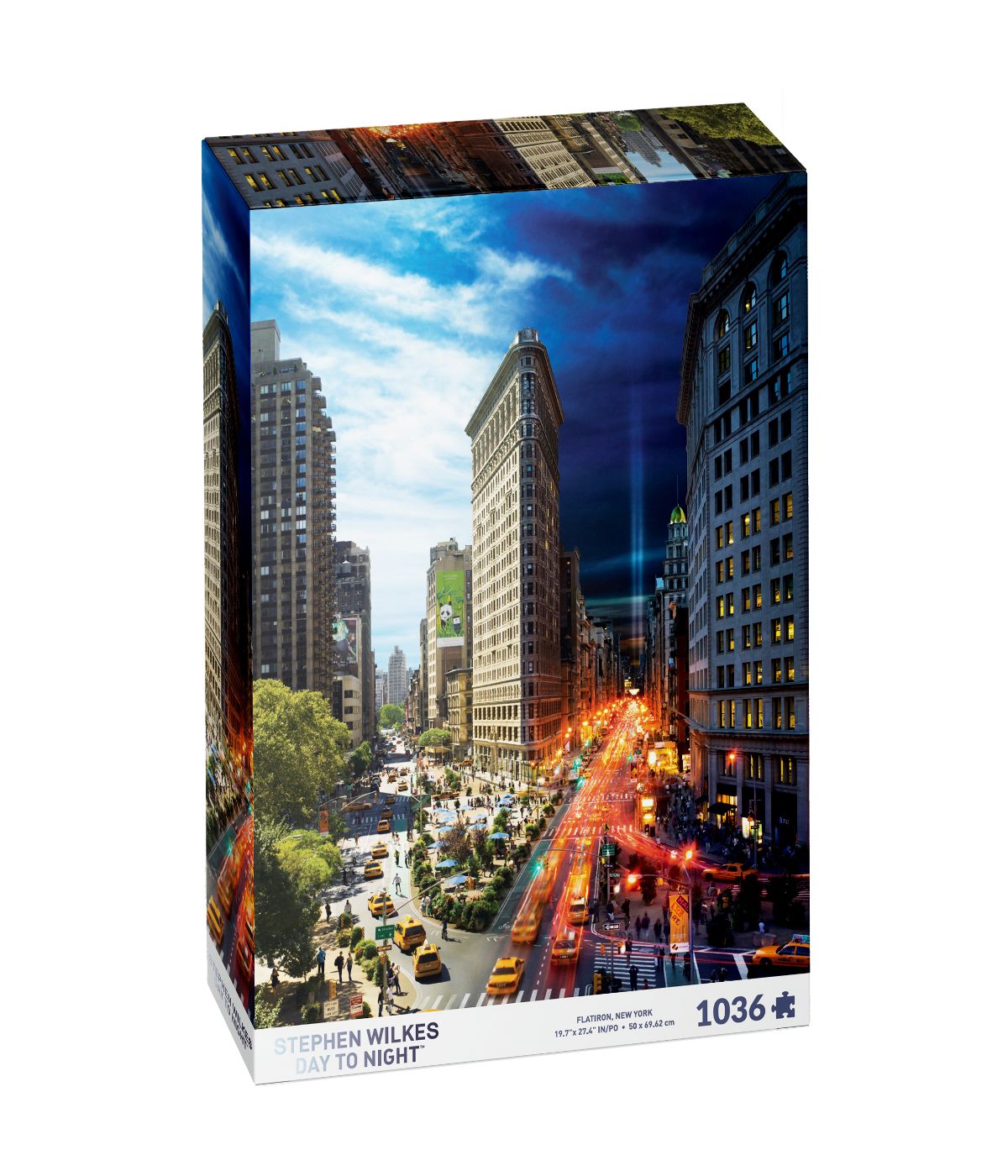  Stephen Wilkes Day to Night Puzzle - Flatiron, New York: 1036 Pcs Multi - Multi - Bonton