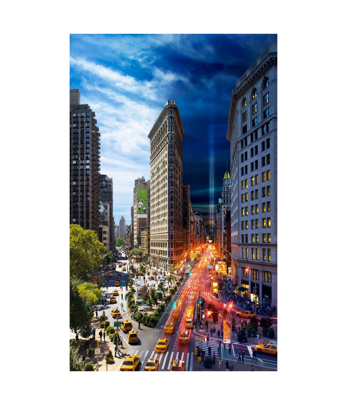  Stephen Wilkes Day to Night Puzzle - Flatiron, New York: 1036 Pcs Multi - Multi - Bonton