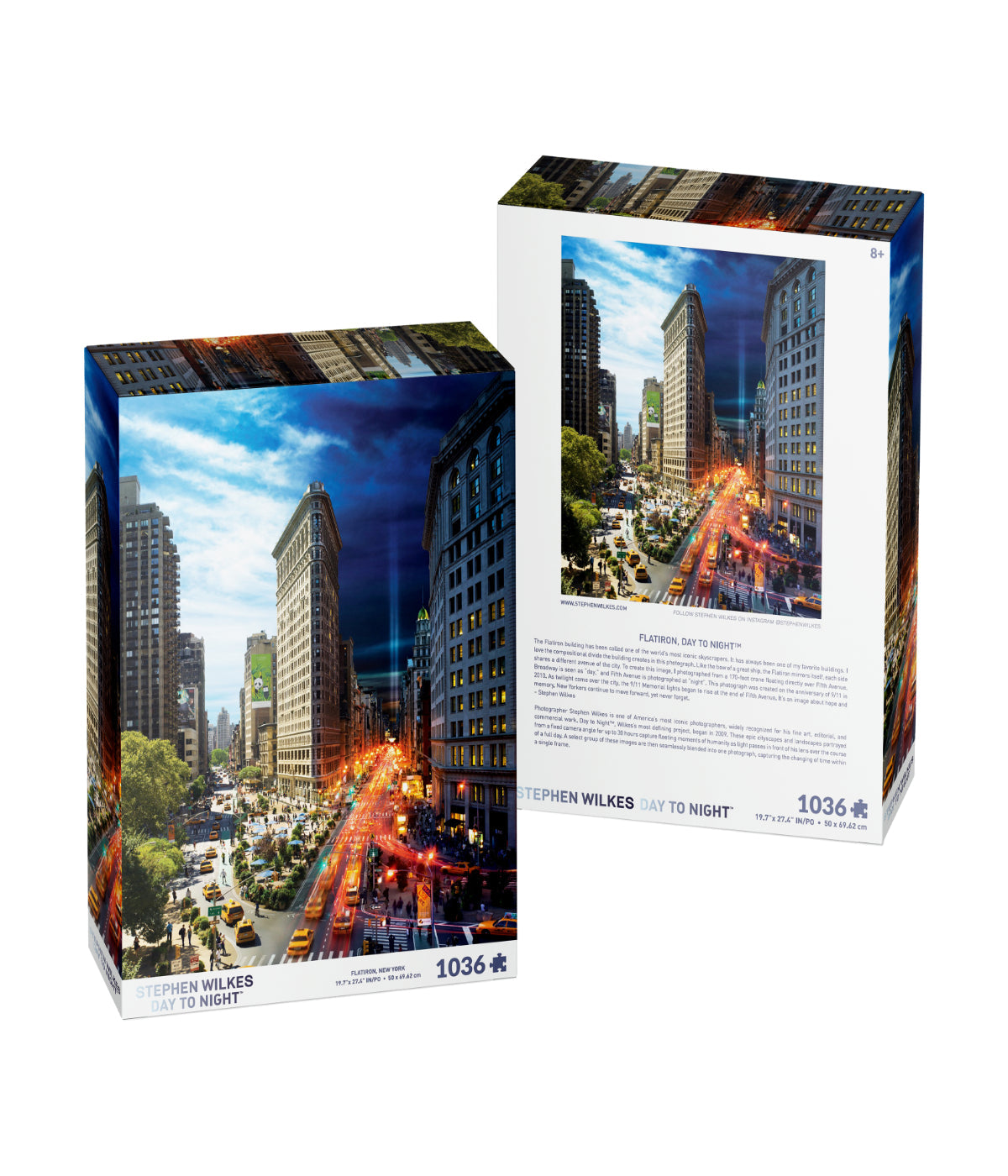  Stephen Wilkes Day to Night Puzzle - Flatiron, New York: 1036 Pcs Multi - Multi - Bonton