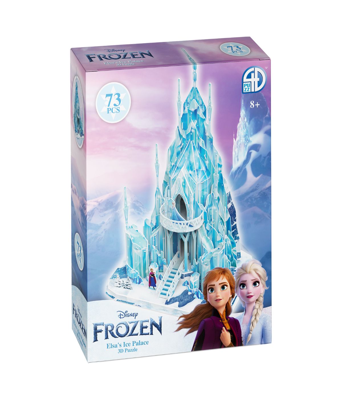  Disney Frozen - Elsa's Ice Palace 3D Puzzle: 73 Pcs Multi - Multi - Bonton