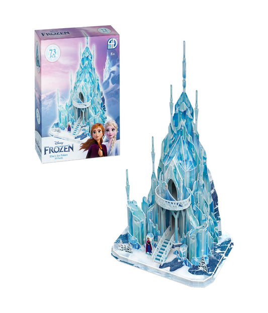 Disney Frozen - Elsa's Ice Palace 3D Puzzle: 73 Pcs Multi