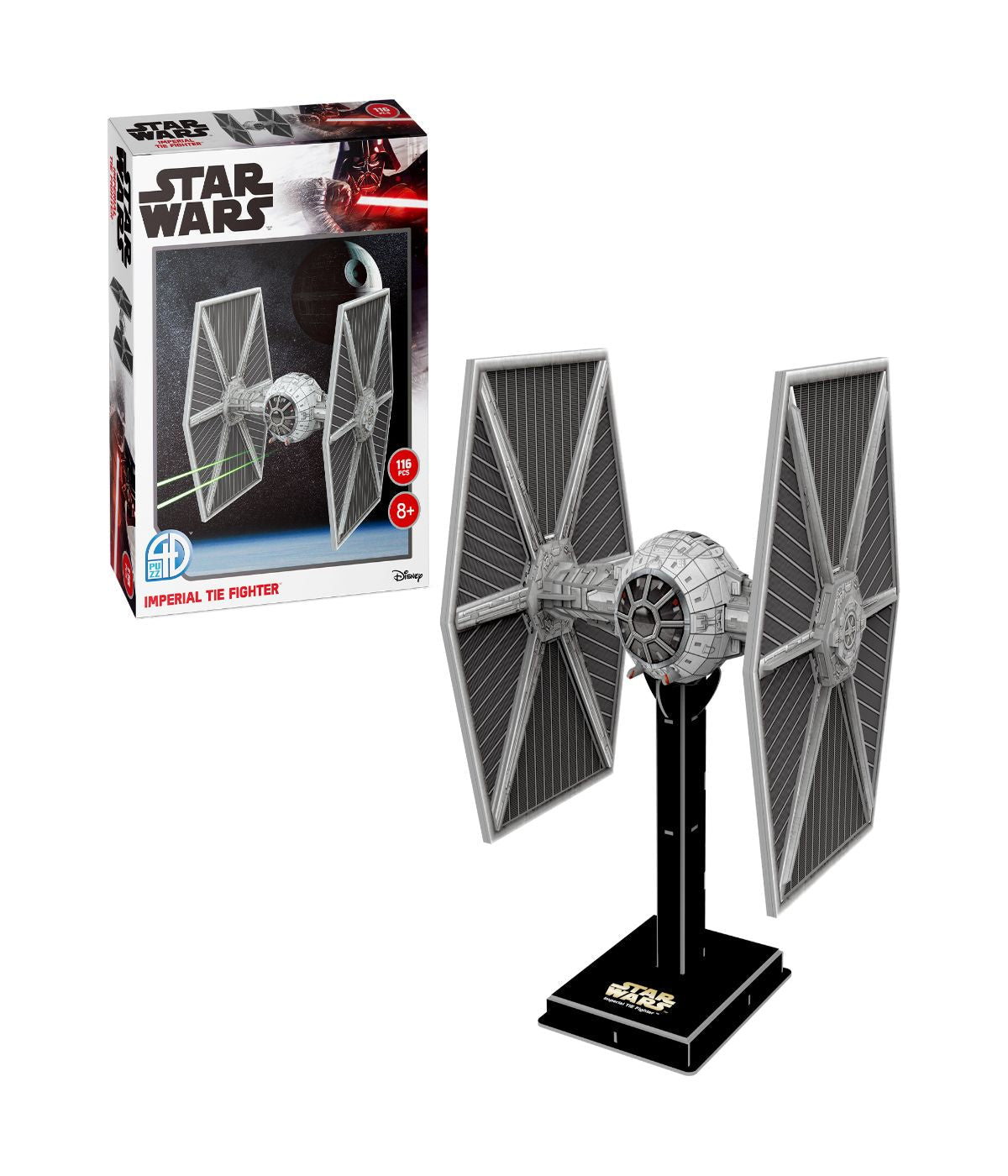  Star Wars - Imperial TIE Fighter Paper Model Kit: 116 Pcs Multi - Multi - Bonton