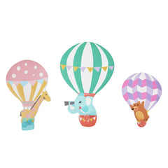 Fantasy Fields - Toy Furniture - Hot Air Balloons Set Of 3 Peg Hooks