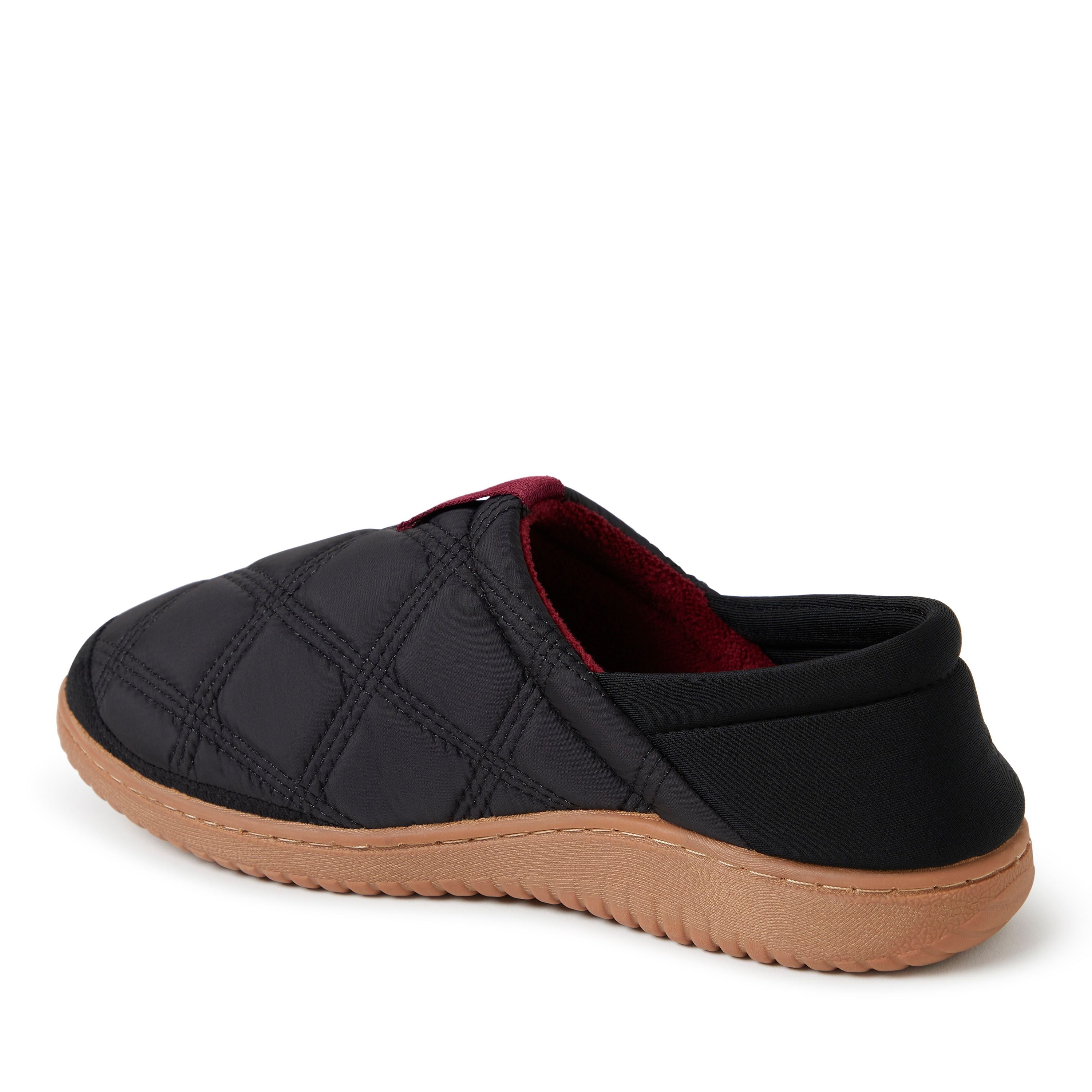  Dearfoams Women's River Nylon Closed Back Indoor/Outdoor Energy Return Slipper - Black - Bonton