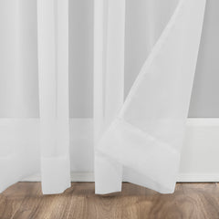 Moulton Voile Sheer Rod Pocket Curtain Panel