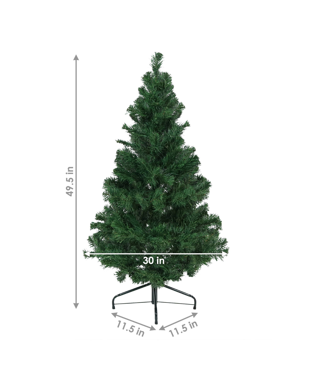  Sunnydaze Decor Canadian Pine Full Indoor Artificial Unlit Christmas Tree with Metal Stand - Green - Bonton