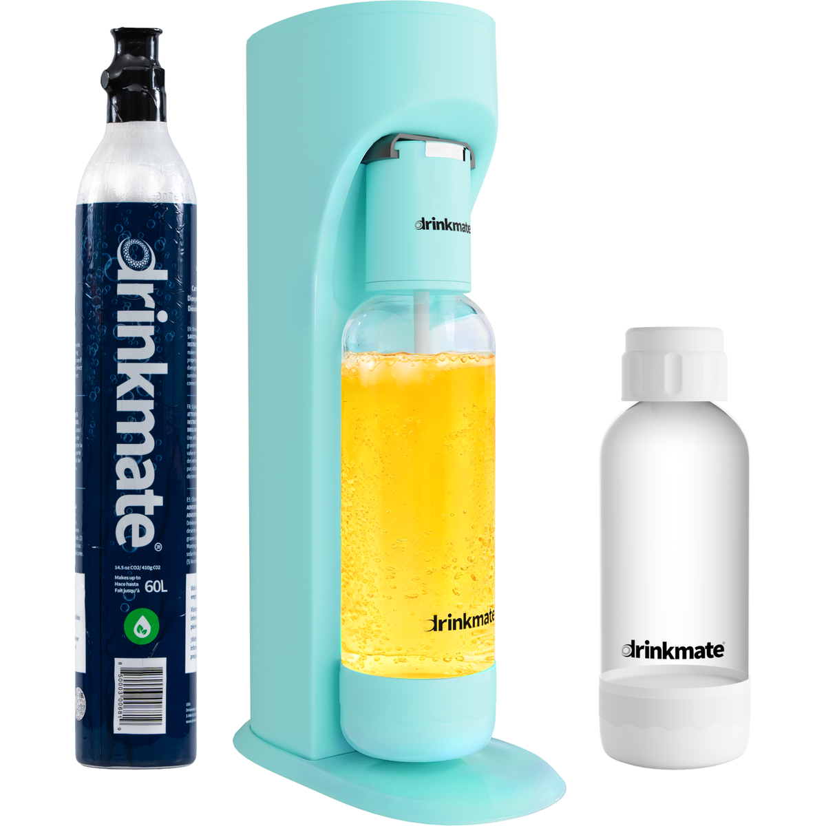  Drinkmate OmniFizz Special Bundle, Sparkling Water and Soda Maker - Royal Red - Bonton