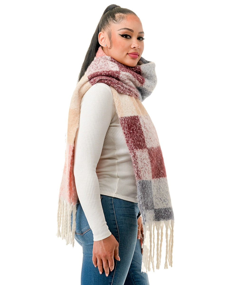  Marcus Adler The Kim Scarf - Burgendy - Bonton