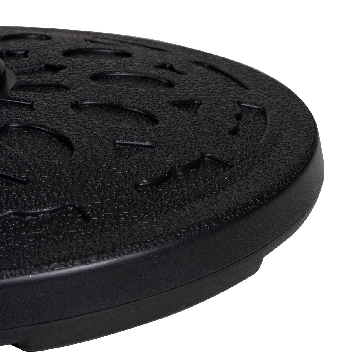  Northlight Black Flat Round Resin Base Stand for Patio Umbrella - 21lbs - Default Title - Bonton