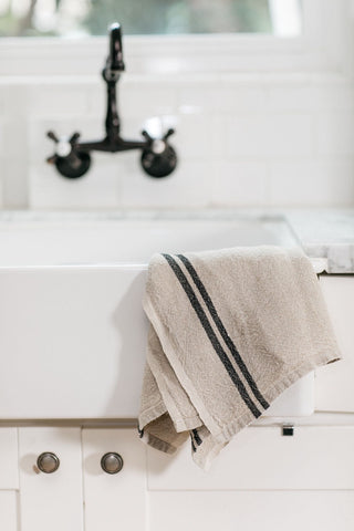 Vintage Linen Towels, Set of 2
