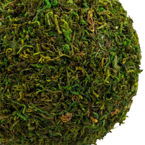 Reindeer Moss Ball  Artificial Potted Topiary Tree - 16" - Green