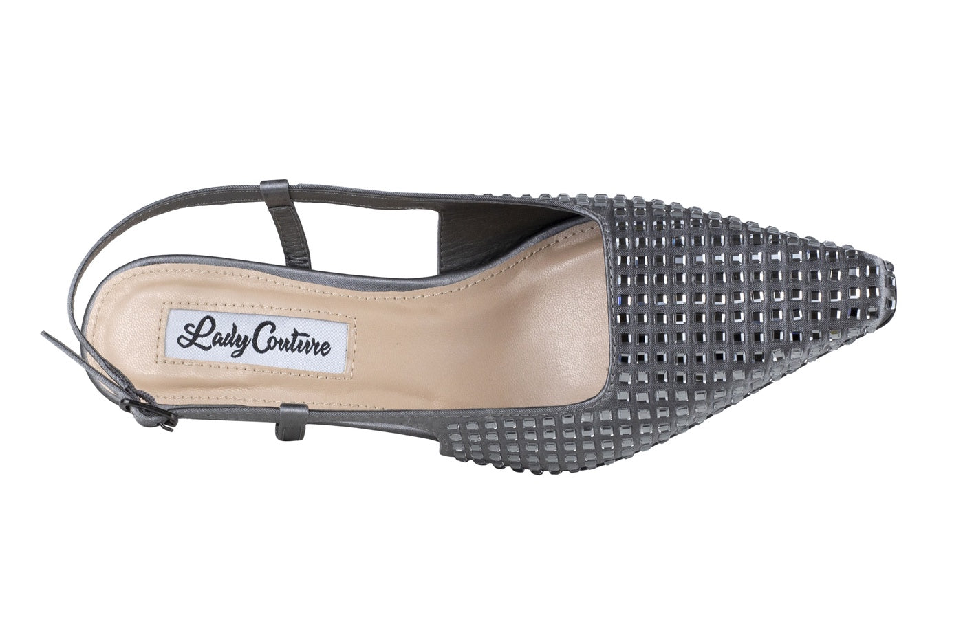  Lady Couture Shana Slingback Pump - Pewter - Bonton