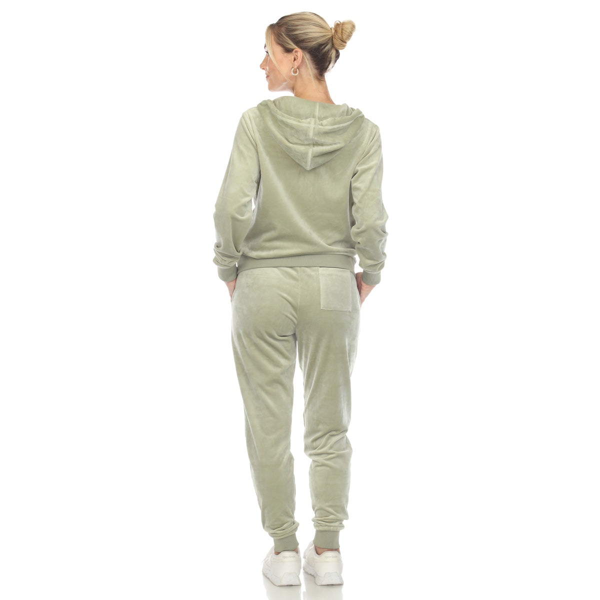  White Mark Women's 2 Piece Velour Tracksuit Set - S - Bonton