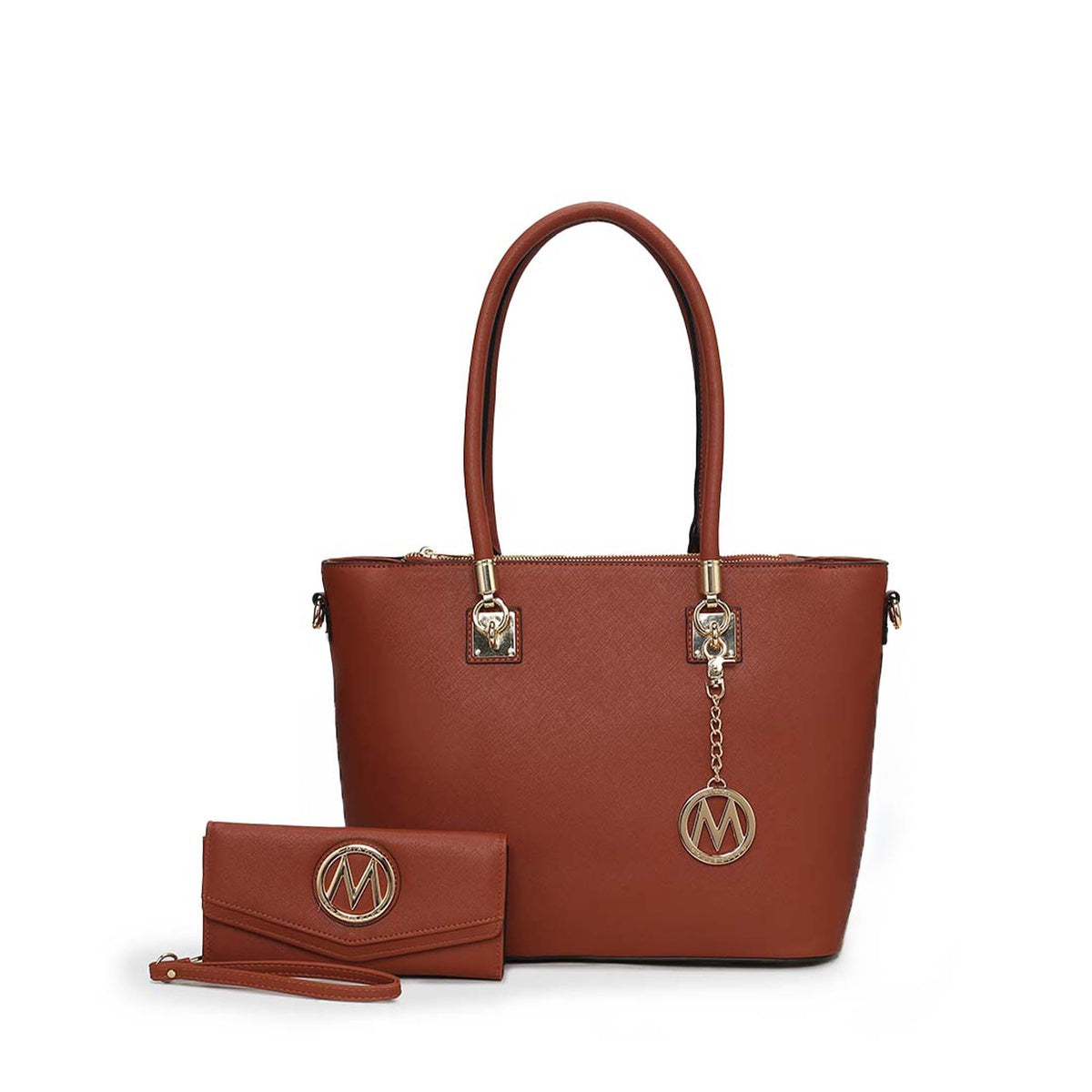  MKF Collection Vanessa Tote and Set - Beige - Bonton