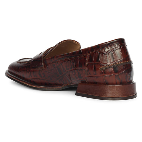 Carla Croco - Heel Loafers