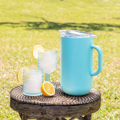 Served Vacuum-Insulated Pitcher (2L) - Blue Lemonade