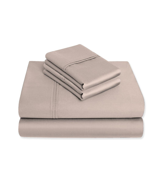 Cotton 400TC Sateen Sheet Set Blush