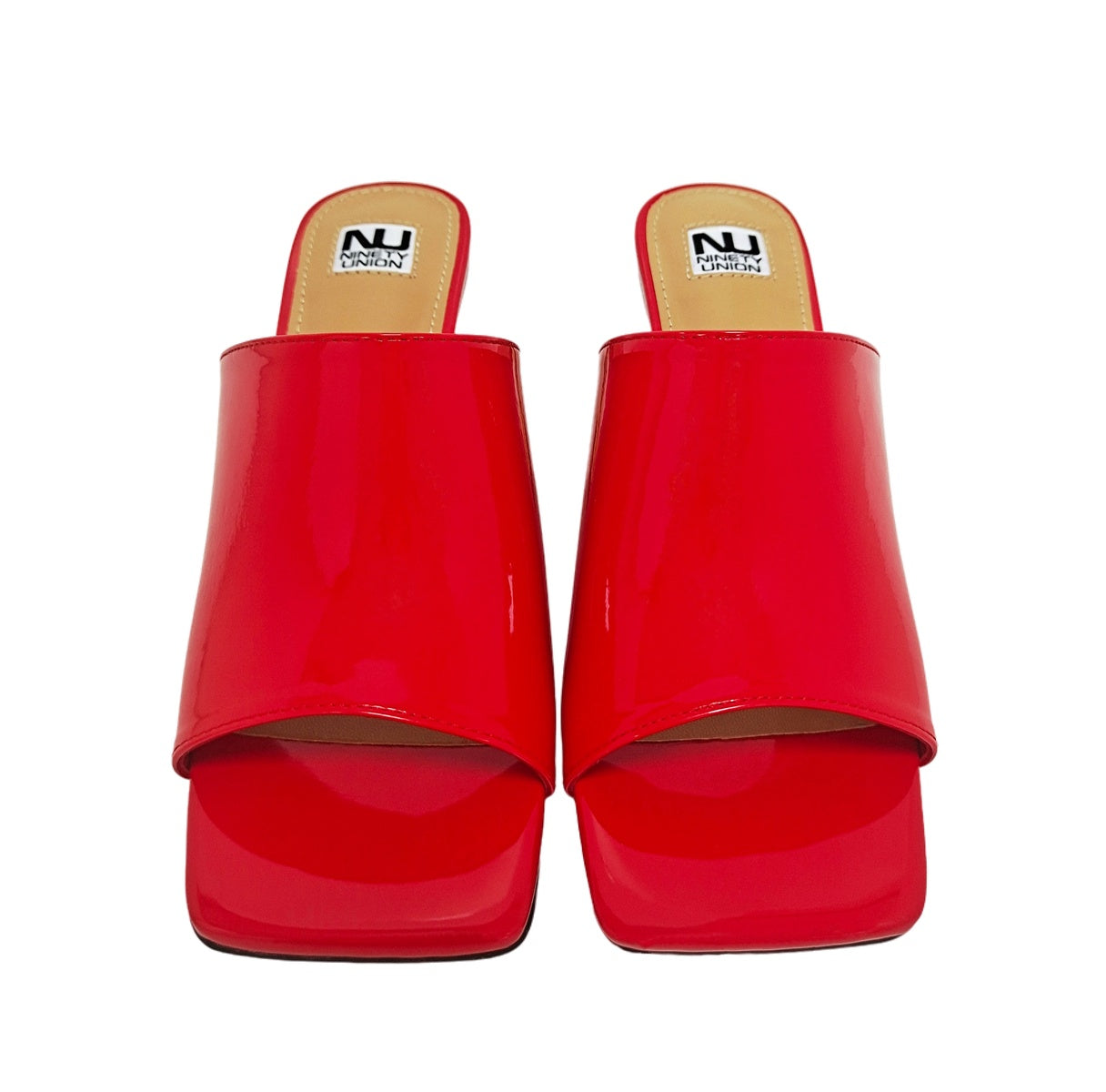  Ninety Union Florence Metal Heel Slide - Red - Bonton